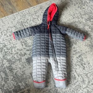 Snozu Black and Red Kids One Piece Footie